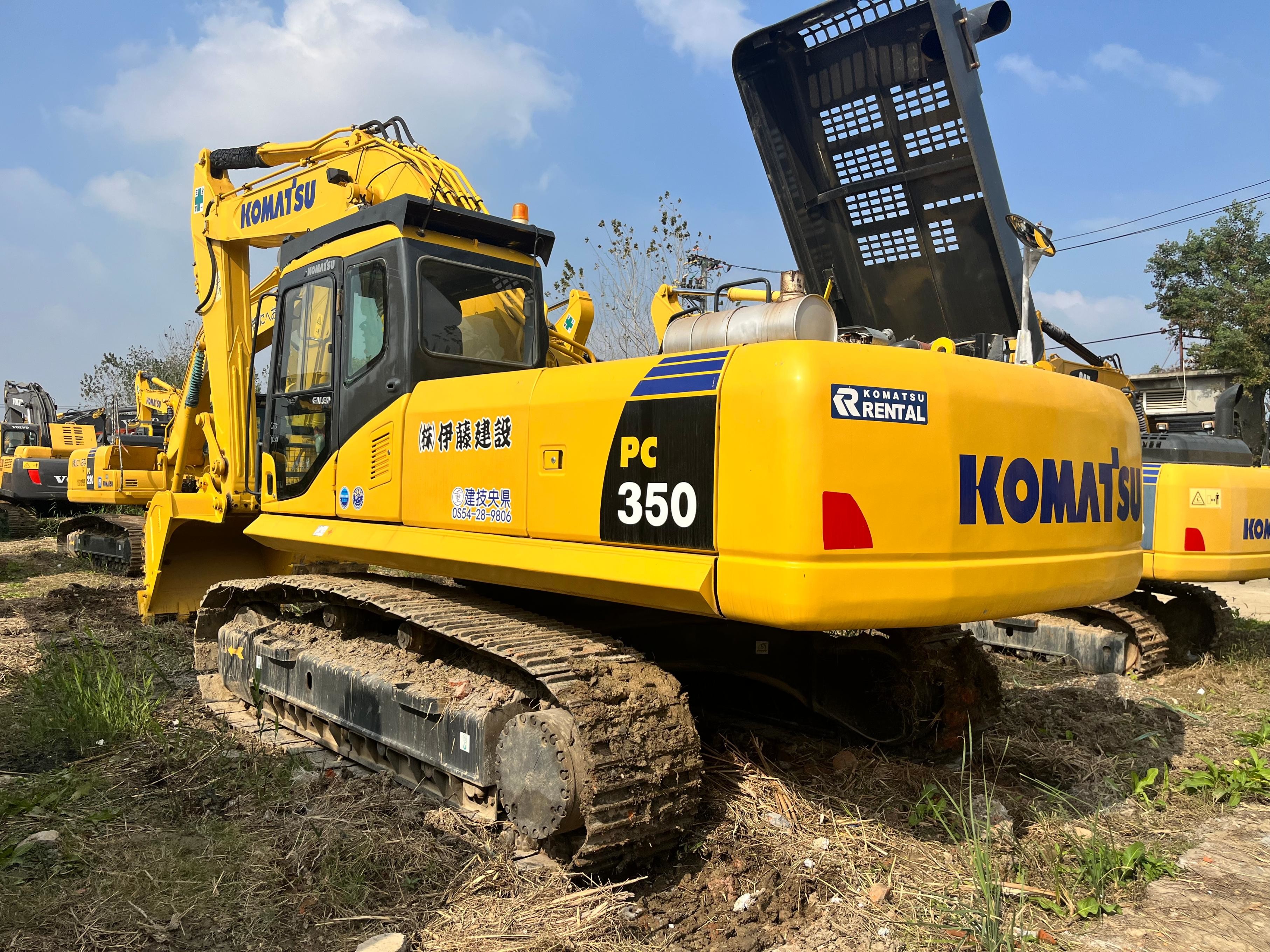 Used Komatsu PC350 Heavy Excavator Crawler Secondhand Komatsu Digger Machine