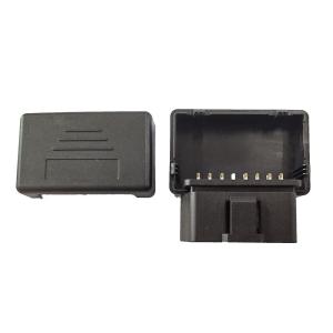 China OBD2 Concealed Buckle Housing OBD2 Counterfoil Male Plug wholesale