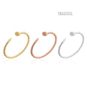 China OEM ODM Stainless Steel Screw Bracelet Valentine's Day Gift wholesale