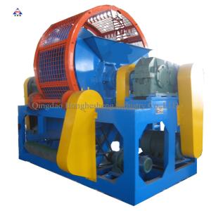 China Rubber Granules Recycle Waste Tire Shredder 1000-1500kg/H wholesale