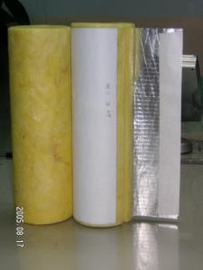 China Aluminum Cladding Glass Wool Pipe Insulation Materials 1000mm Length wholesale