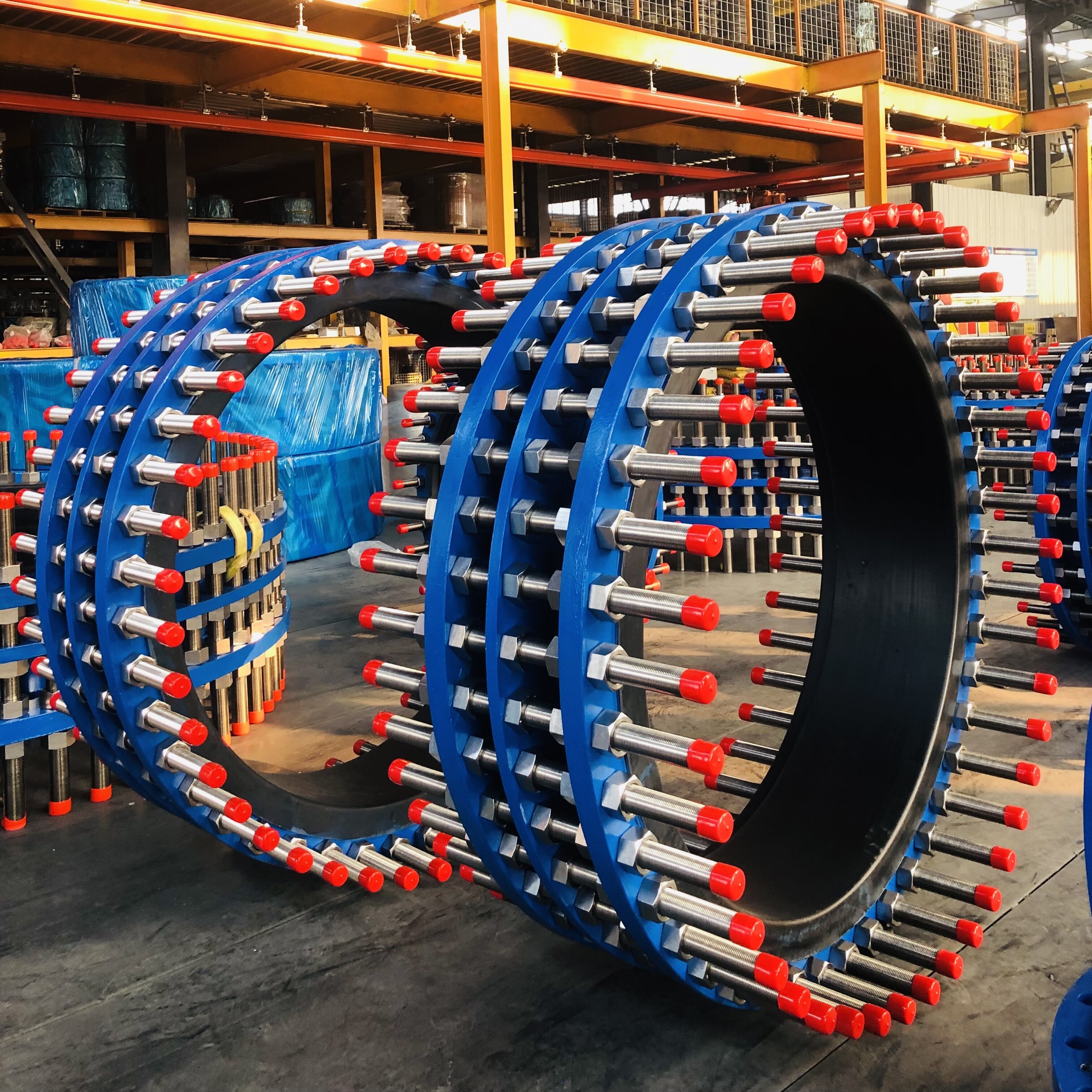 C2F Double Expansion Joint Flange Limit Expansion Carbon Steel Ductile Iron Demolition Joints
