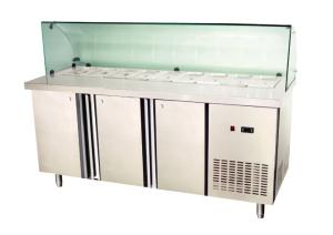 China Stainless Steel Commercial Refrigeration Equipment , Salad Prep Refrigerator wholesale
