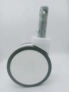 China 5 inch central locking stem medical caster wholesale