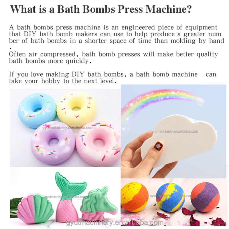 The Russia Popular Auto Powder Press Machine For Making Bath Bombs Fizzy Salt Balls