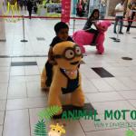 Hansel amusement park electric walking stuffed animals electric rides