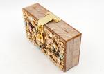 Fashion customize jewel box ladies party bag bridal handbag acrylic clutch bag
