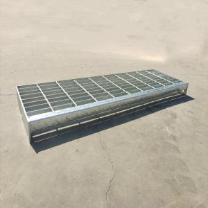China Hot Dip Galvanized Steel Ladder Treads Gratings Metal Step Stair Tread wholesale