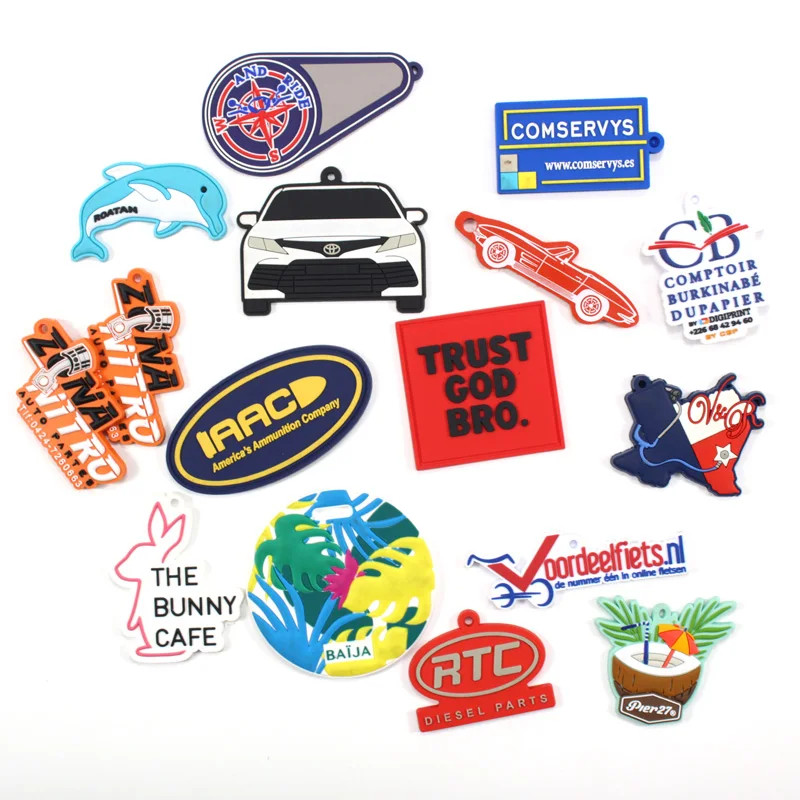 Custom Logo Silicone Keychain Cartoon 2d 3d Soft Pvc Keychain Rubber Gift Key Chain