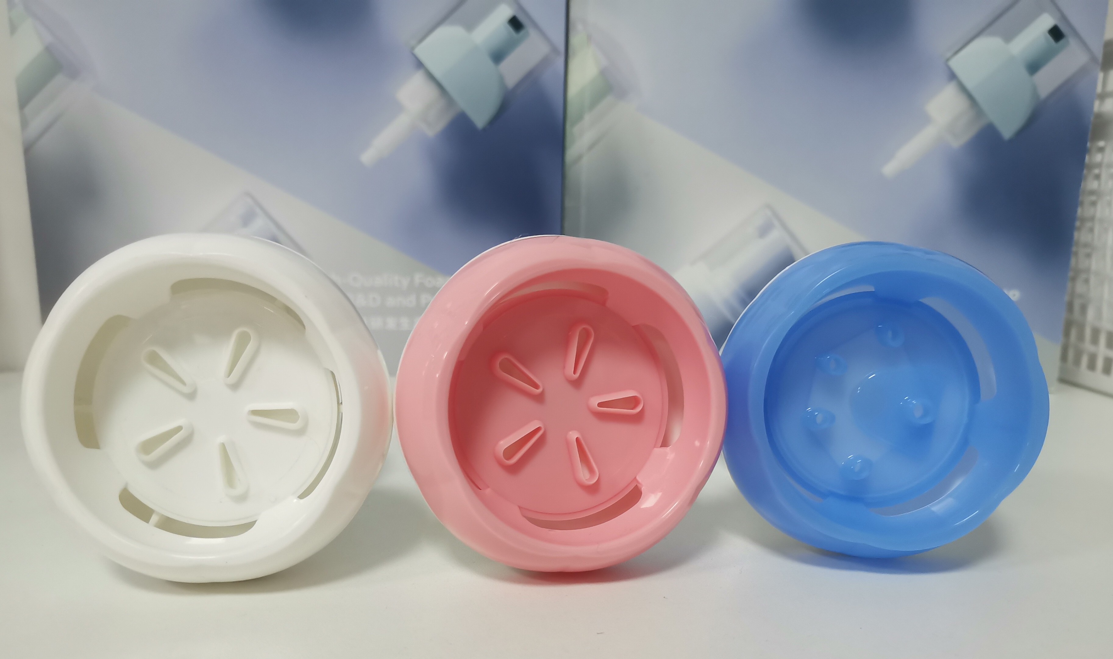 PE Material Flower Foam Pump Dispenser For 40mm Bottles Office Supplies Management