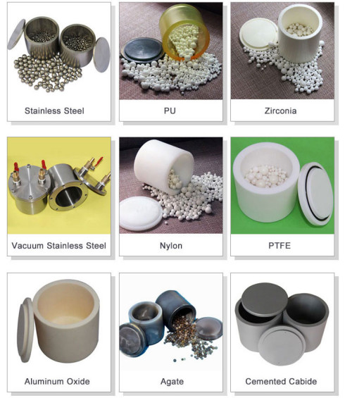 Small Vertical Grinding Planetary Laboratory Ball Mill