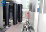 Continuous Vertical Round Glass Bottle Labeling Machine High Precision