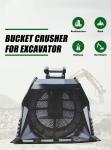 ODM Hydraulic Crusher Demolition Excavator Attachment Rotating Bucket