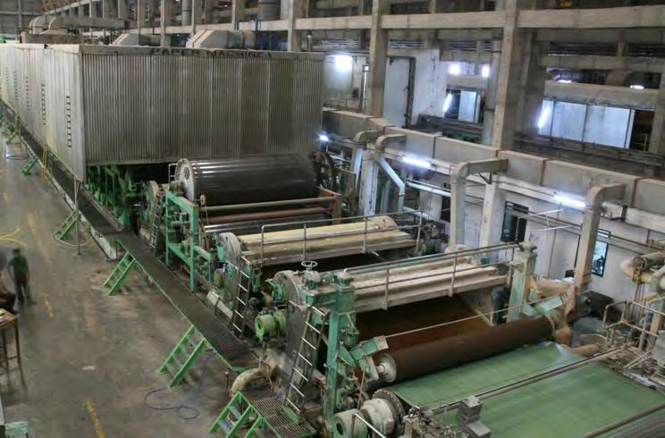 80g 350g 3200mm Three Wire Paper Making Machine 2 Floor Kraft Paper Packaging