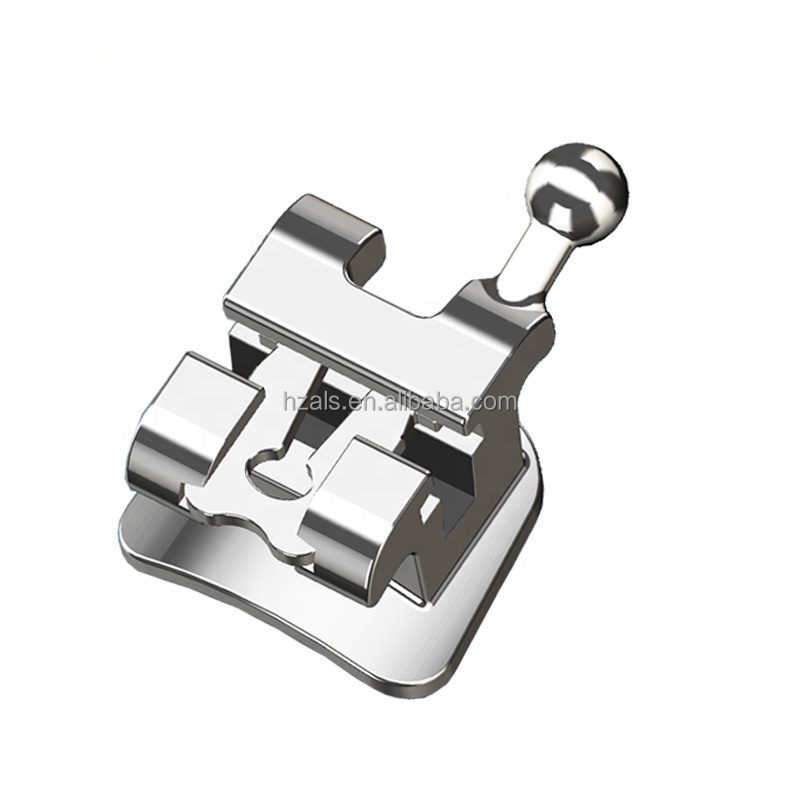 ISO Certified Metal Orthodontic Brackets .018 .022 Roth Self Ligating Metal Traditional Braces