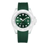 Round Stainless Steel Quartz Wrist Watch With Colors Dial 95g Weight