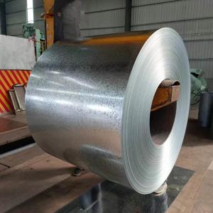 China Dx51d Z60 Galvanized Steel Strip Coil Bright / Embossed Surface wholesale
