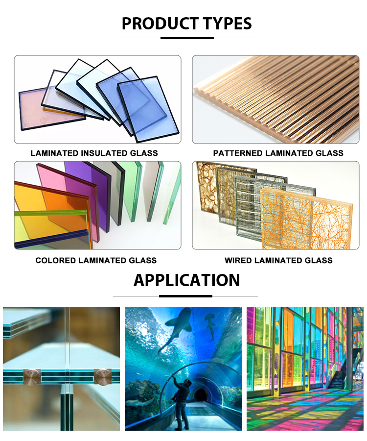 5mm 0.38 PVB 5mm Super Clear Tempered Laminated Glass for Safe and Secure Buildings