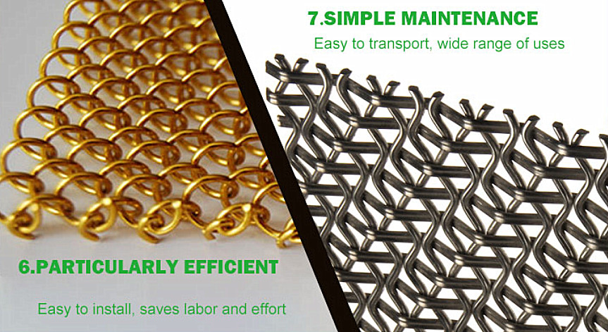 ISO9001 30m Decorative Bronze Mesh For Furniture / Cabinet Door