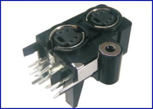 China Mini Din Connector 8pin female Socket S terminal wholesale