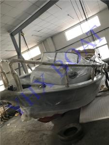 China 6.5m Steering Console Aluminum Boat For Fishing / Water Sport , CE Approved wholesale