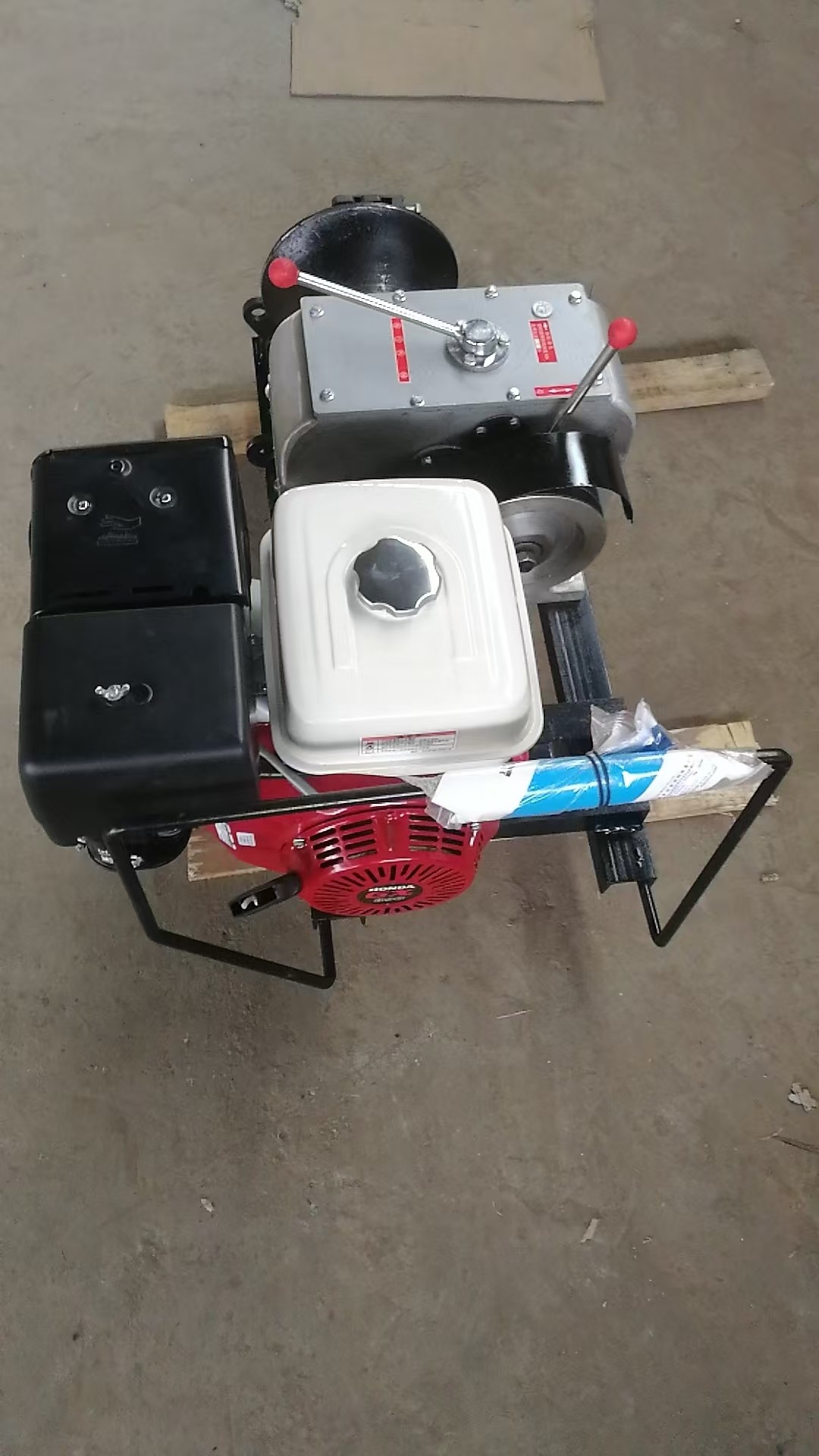 FONGKO 5 Ton Gasoline Engine Hoist Winch Portable Winch Gasoline Engine Winch