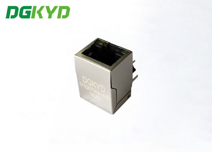 Single Port TAB UP RJ45 Modular Jack For Printed Circuit Board
