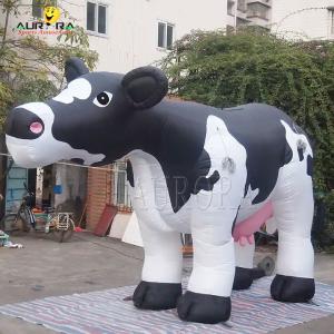 China 5m Length Giant Advertising Inflatables Dairy Cow For Promotion Exhibition wholesale