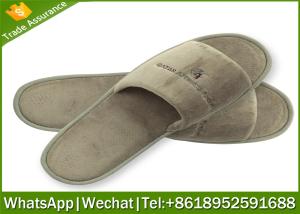 China hotel slipper,SPA Slippers,Velvet slippers manufacturer,Velvet slipper with logo wholesale