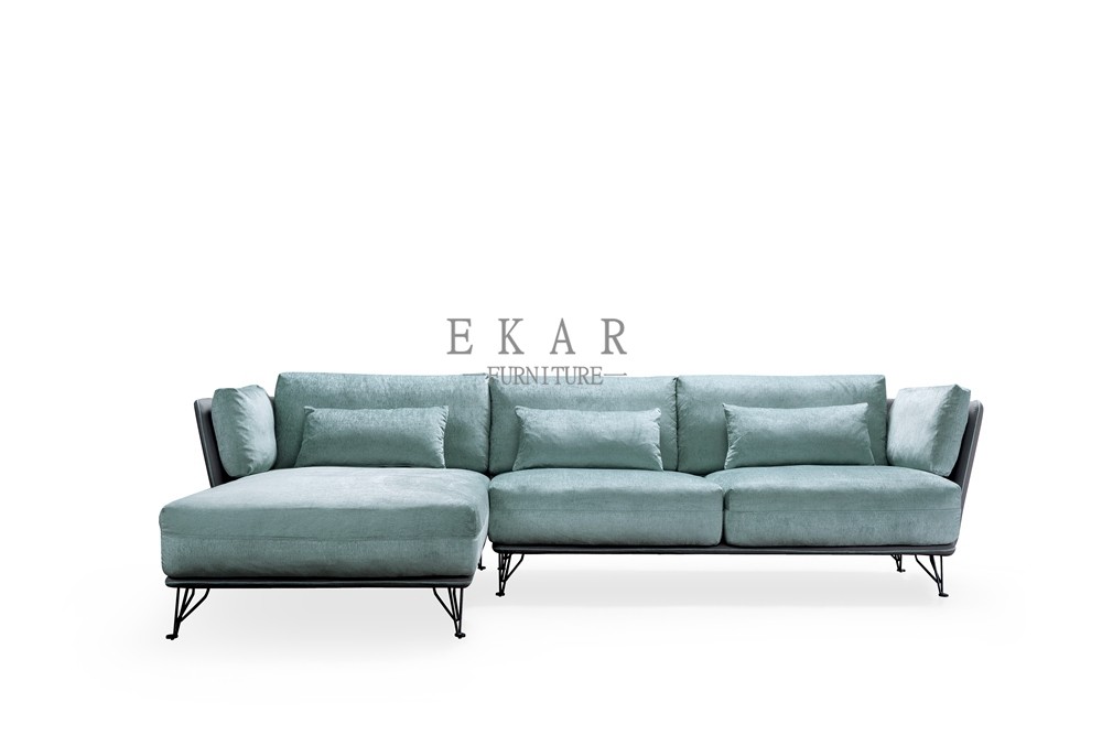 Relax Modern L Shape Living Room Furniture Set Sofa