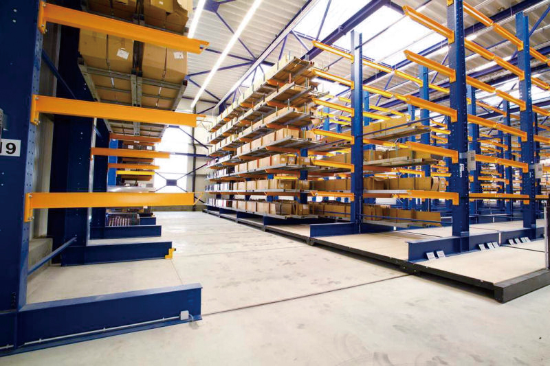 Rail-Guided Open-Type Electric Mobile Racking Warehouse Storage Rack