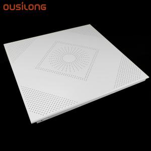 China Soundproof Perforated Metal 0.8mm Office Clip In Ceiling wholesale