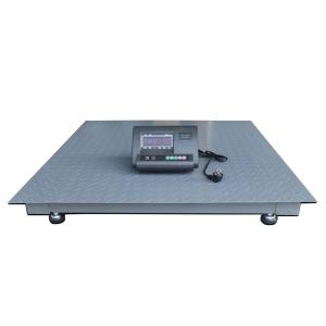 China 3 Ton Steel Platform Digital Industrial Pallet Scales , Floor Scale For Pallets wholesale