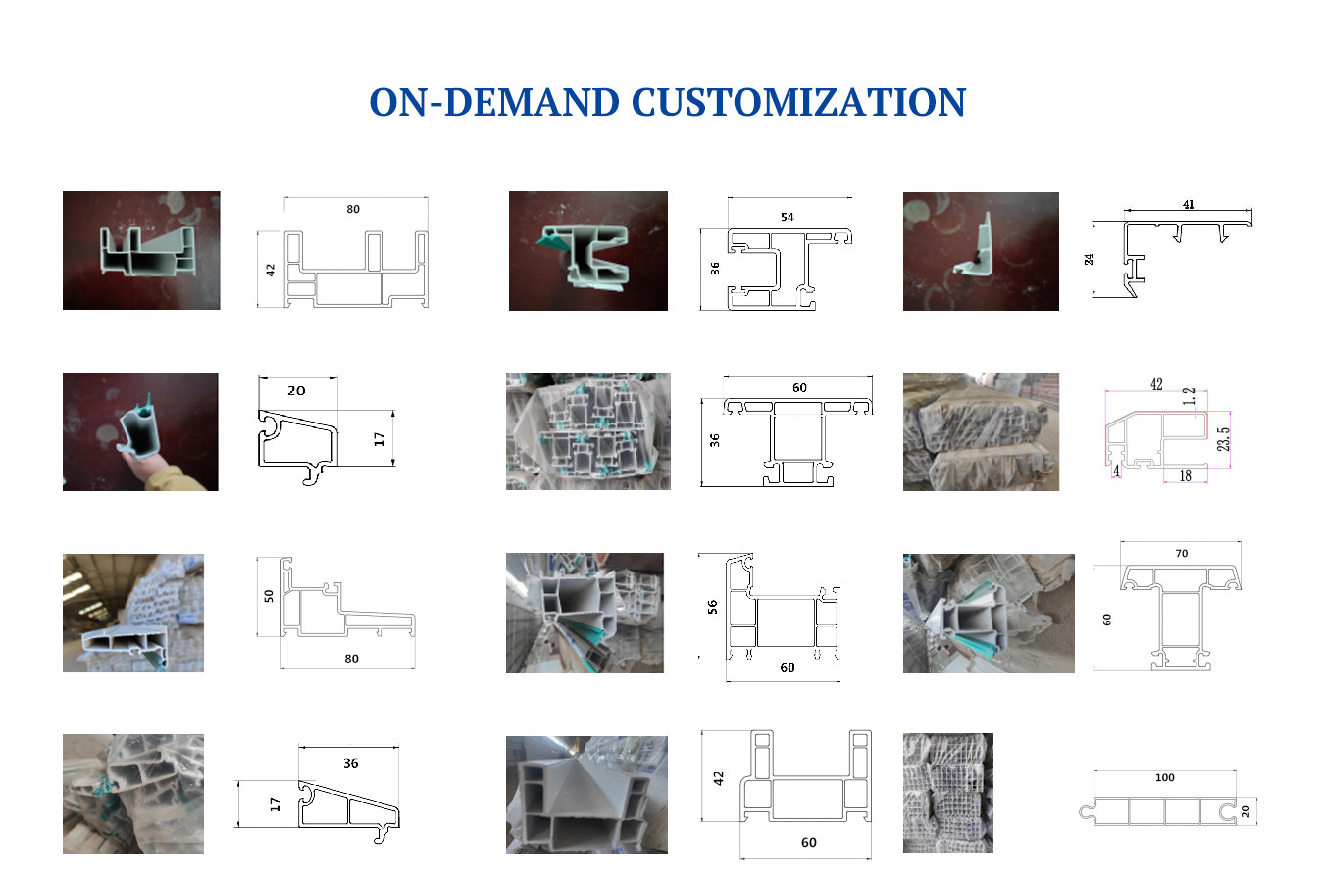 ODM Plastic Extrusion Mold Profile Mould Tailored Design Pipe Mould