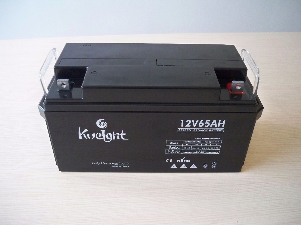 Home 12v 65ah Gel Type Solar Battery Deep Cycle Battery For Ups Street Light