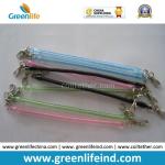 Spiraling Coil Key Chains W/Plastic Snap Clip Hook