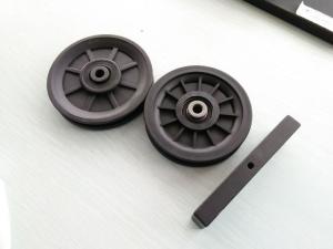 plastic pulley v groove wheel bearing/wheelbarrow wheel bearings