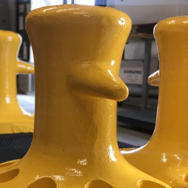 Marine Bollards High Load Capacity Marine Grade Coating Maintenance Free