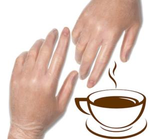 China XL Examination Powder Free Vinyl Gloves Non - Allergic Chemical Resistance wholesale