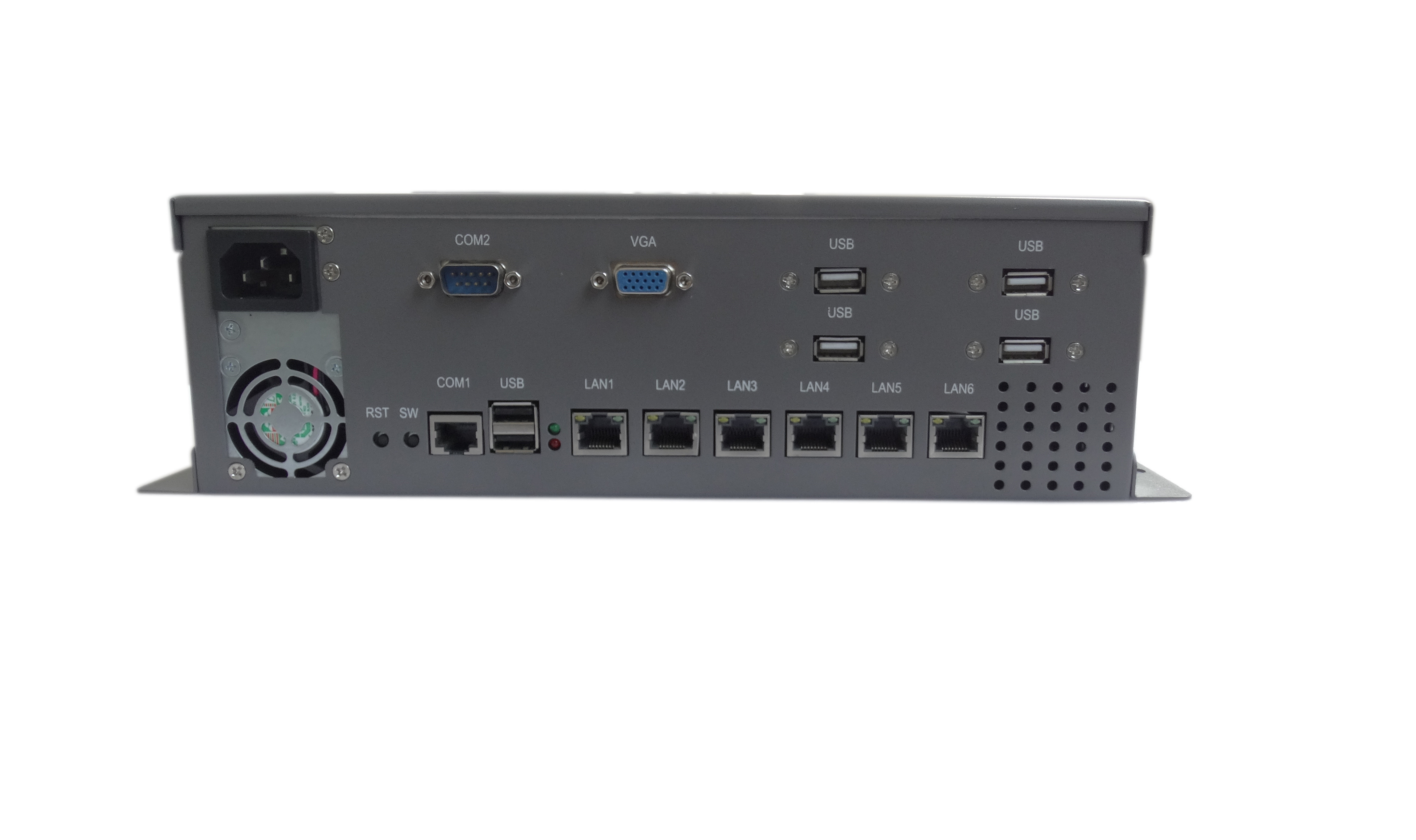 6LAN Embedded Industrial PC 6 Intel Gigabit Network Ports 2COM 6USB