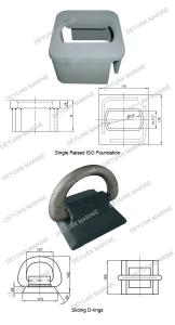 China Single Raised Sliding D-Rings Shipping Container Accessories wholesale