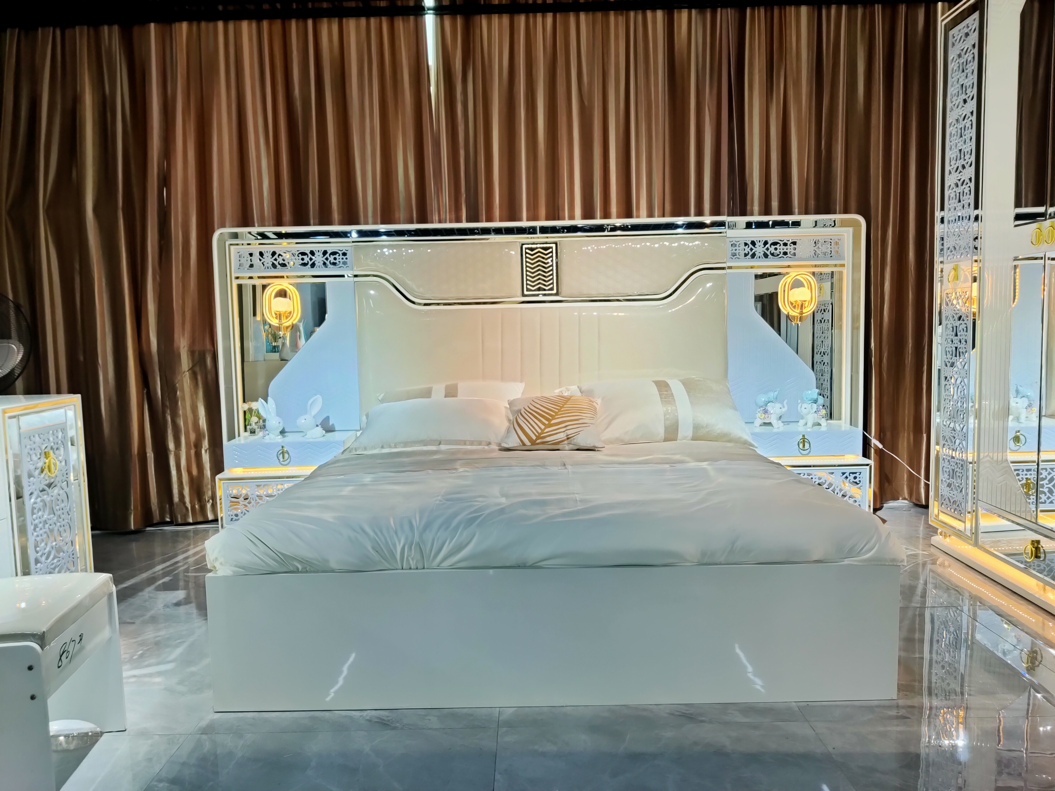 Luxury Bedroom Furniture Sets King Size Beds Sets Modern Double Full Size