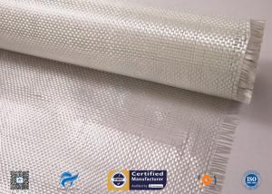 China White Fiberglass Fabric , E - Glass Plain Weaven Woven Roving Fiberglass Roll wholesale