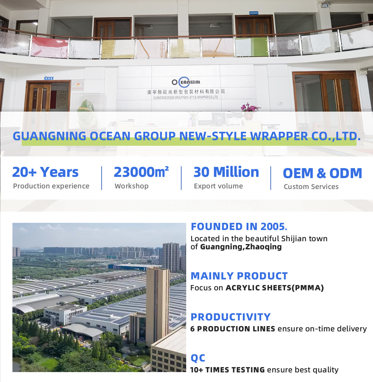 Excellent Weather Resistance Colored Acrylic Sheets for Country Markets