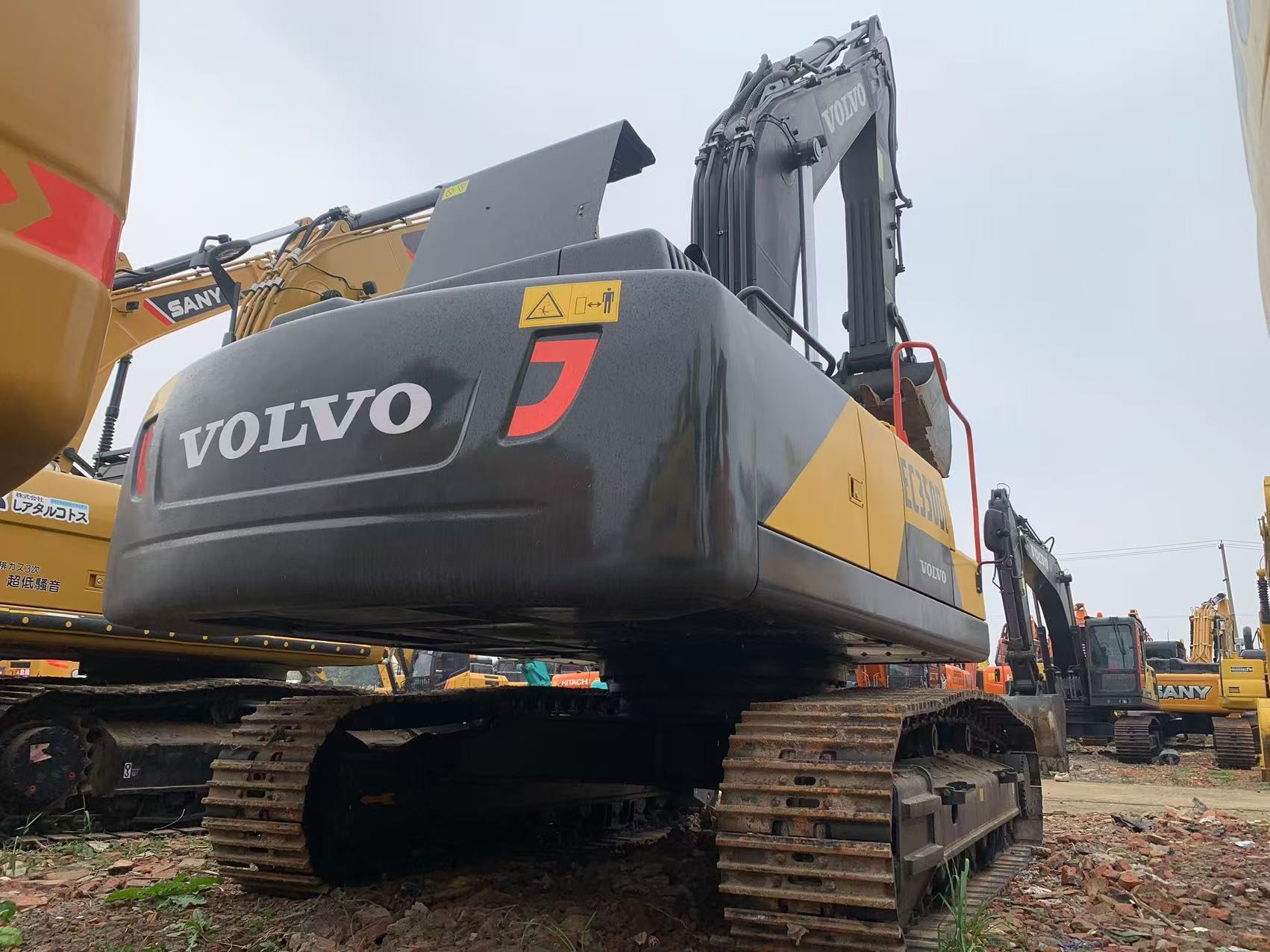 Used Large Machine Digger Volvo Ec350 Used Earth Moving Mining Excavator 36Ton
