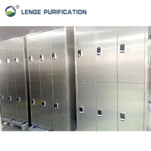China 1200 x 450 x 1800 Six - Door Stainless Steel Furniture Wardrobe With Code Lock wholesale