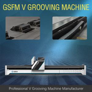 China Horizontal CNC V Cutting Machine V Groover Machine For Metal Curtain Wall Panels 1560 wholesale
