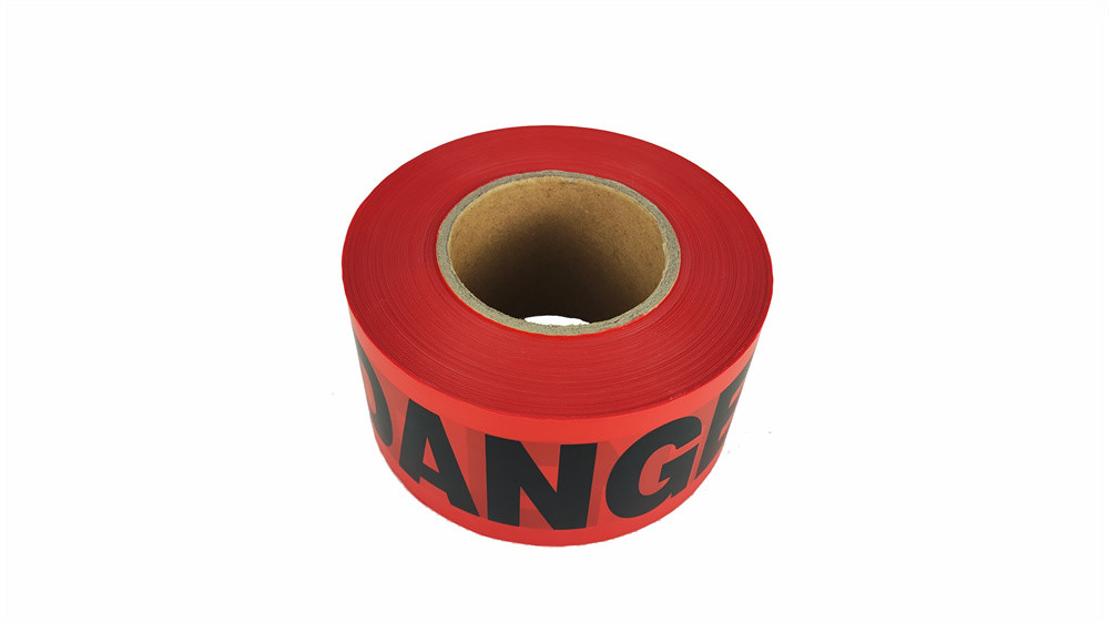 Waterproof High Abrasion Resistance Barricade Safety Tape 1000ft 3in 1.6mil