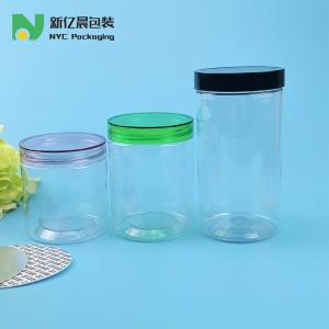 China Dishwasher Safe Bpa Free 4oz 8oz PET Plastic Food Jars wholesale