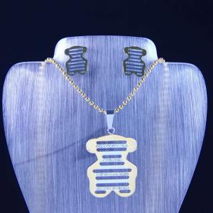 China High Quality Stainless Steel Jewelry Set LUS08-01 wholesale
